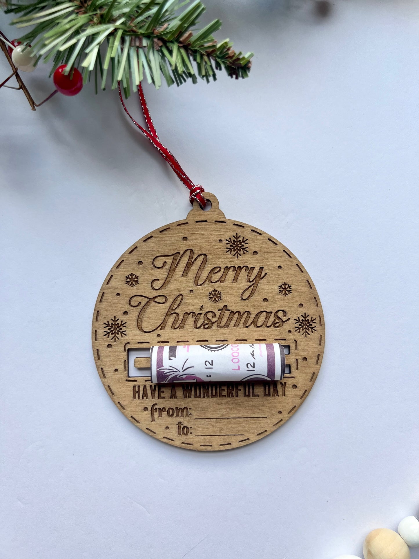 Christmas Money Holder/Ornament