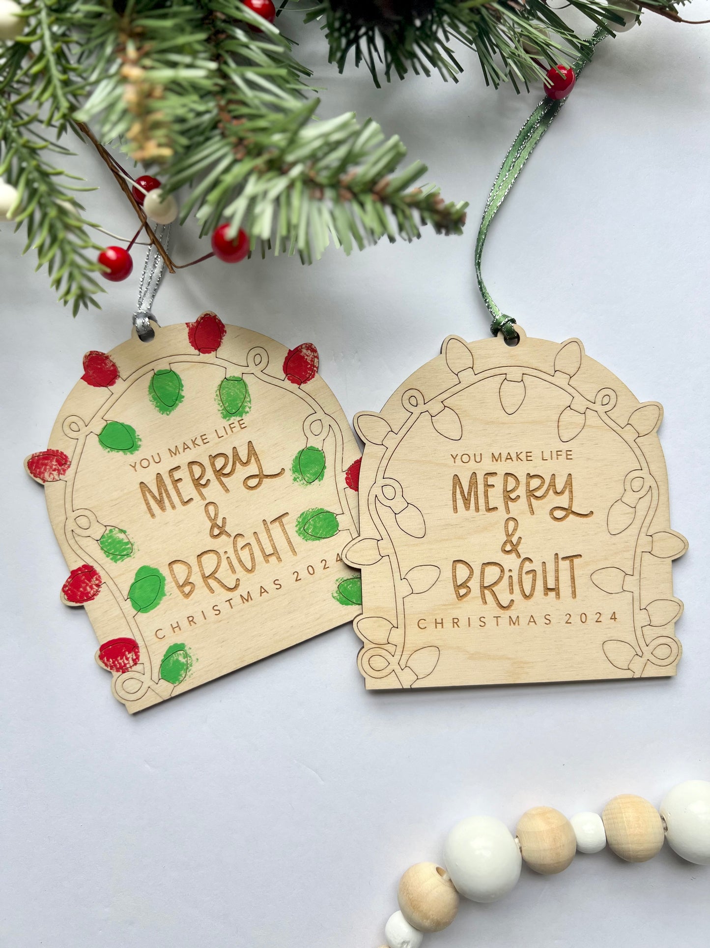 Ornament - DIY Finger Print